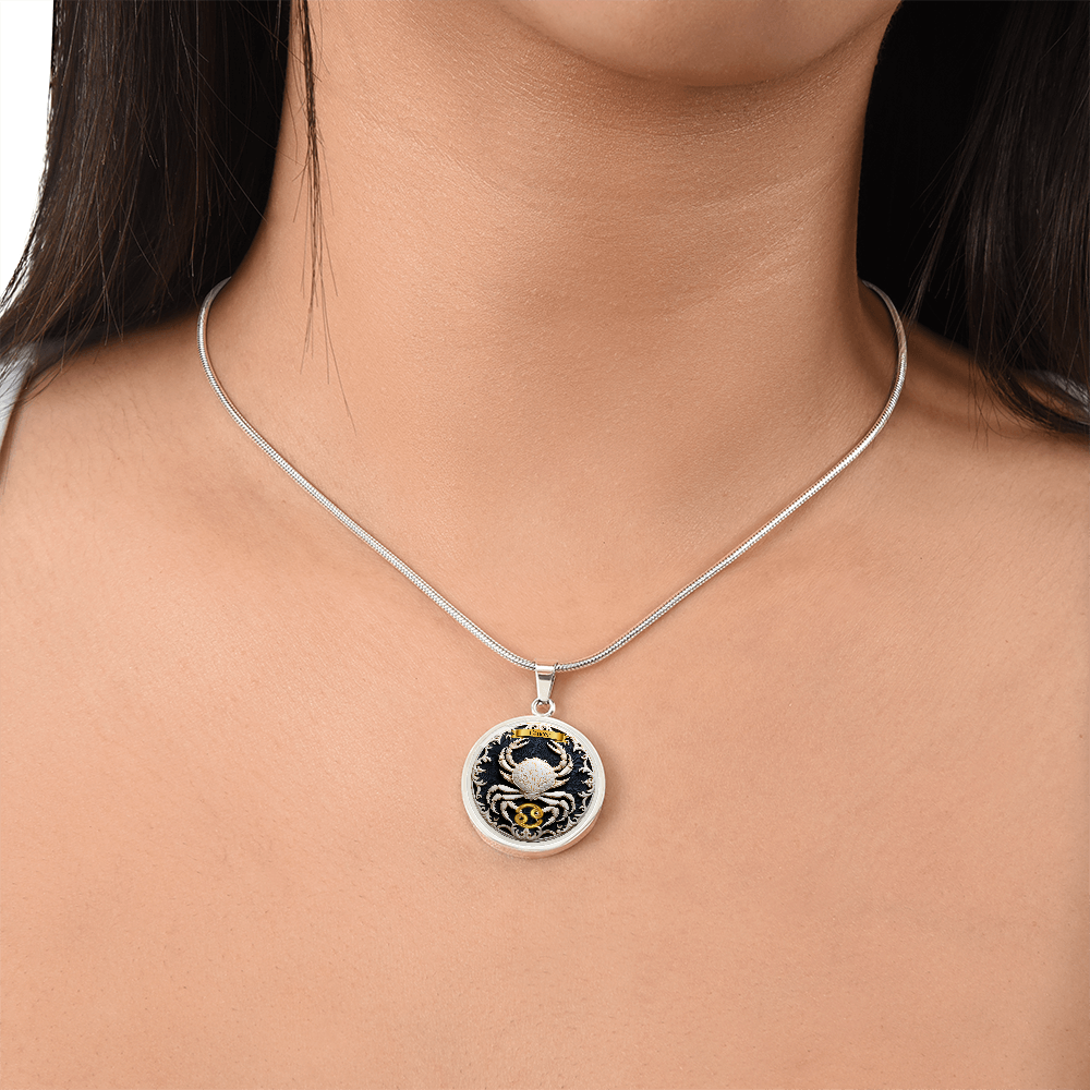 Cancer Zodiac Sign - Custom Crated Necklace ShineOn Fulfillment