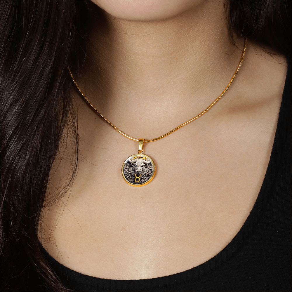 Taurus Zodiac Sign - Custom Crafted Necklace ShineOn Fulfillment